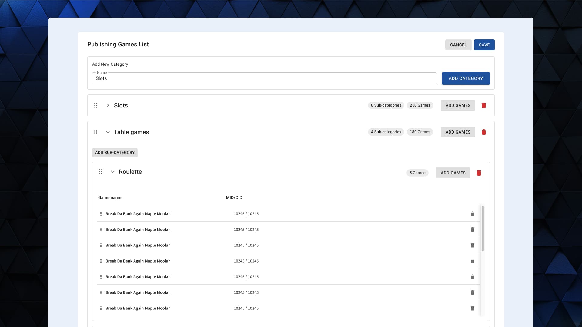 Advanced Configuration