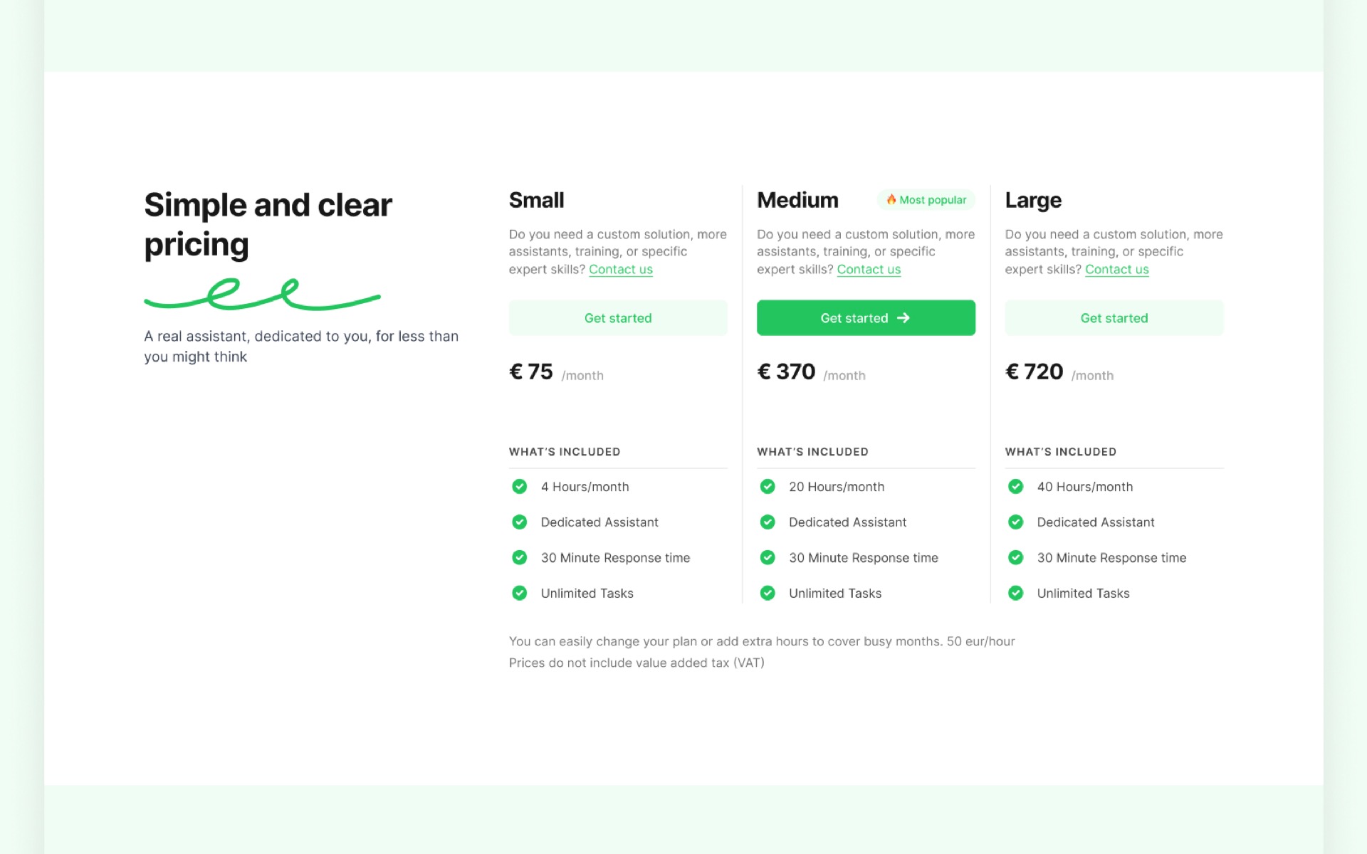 Pricing